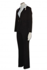 BS193 women business suit HK suits tailor made fit suits supplier company wholesale